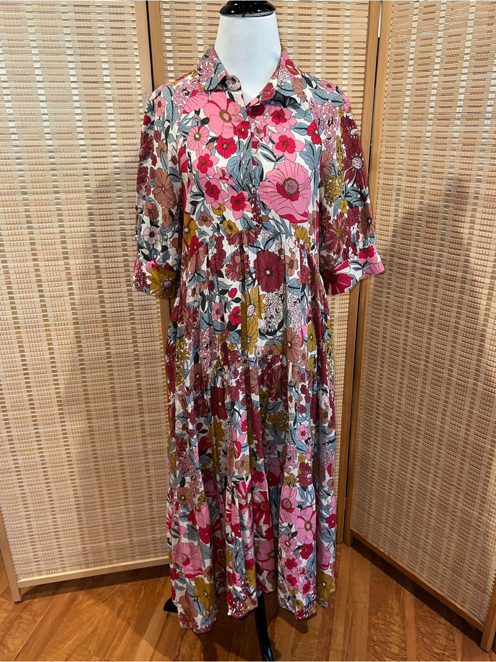NATURAL LIFE Rebecca Midi Floral Dress - Picture 3 of 8